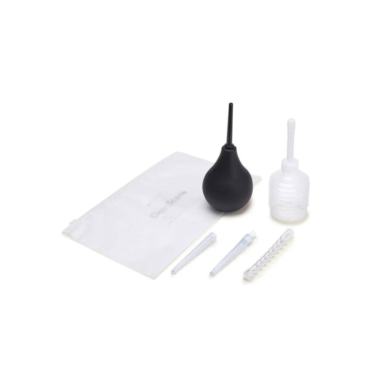 Clean Scene 7 Piece Anal Douche Set With Flexible Tip Head