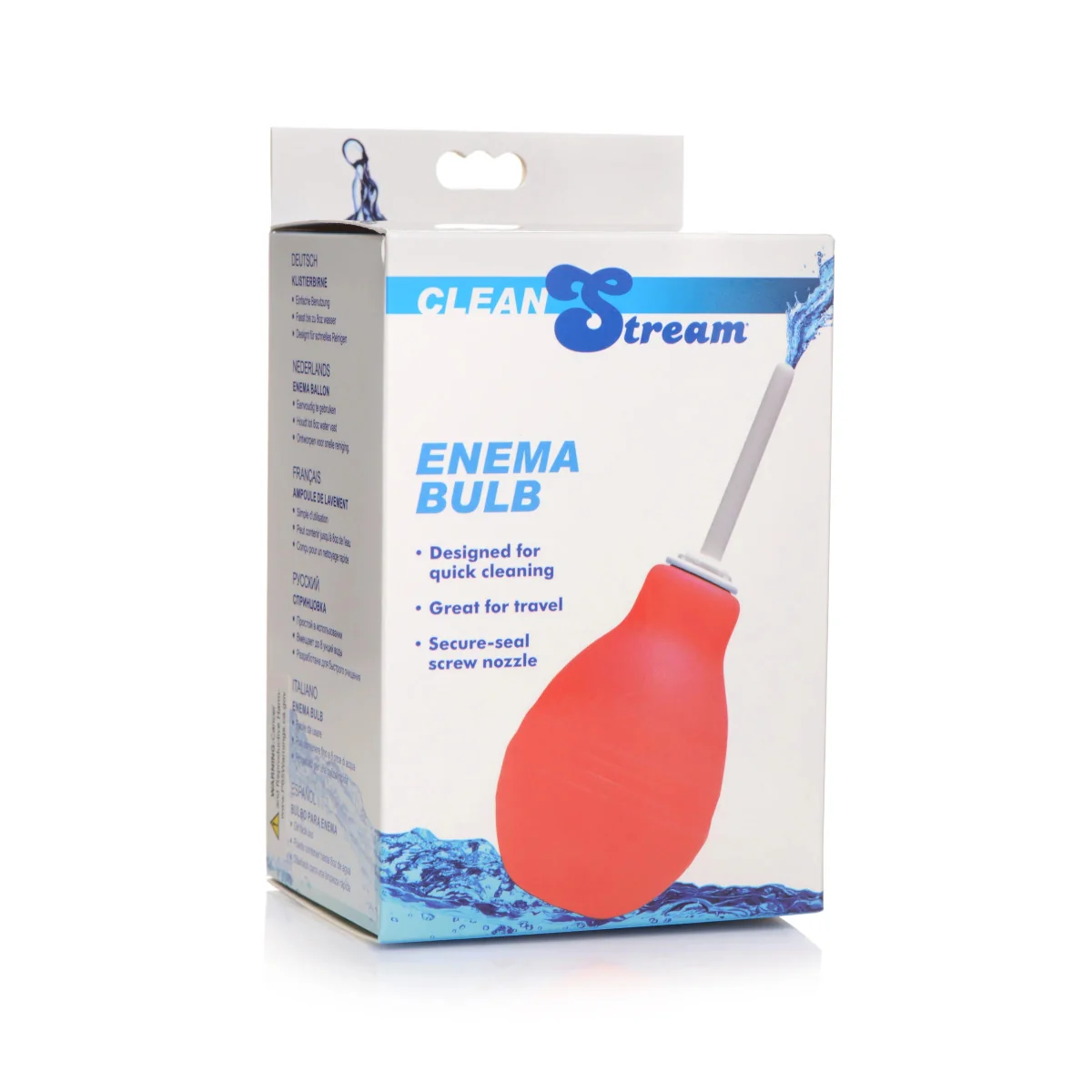 Cleanstream Enema Bulb Douche Red - Image 2