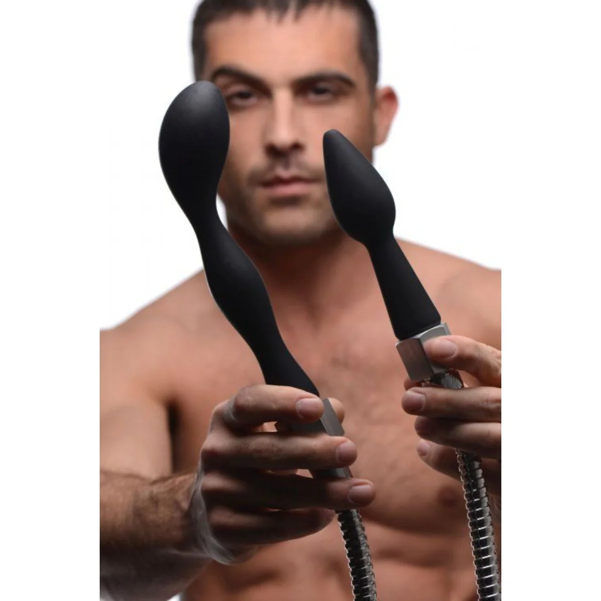 Cleanstream Silicone Enema Attachment Set Black - Image 6