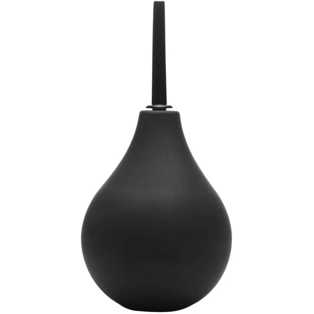 Cleanstream Thin Tip Silicone Enema Bulb Douche Black