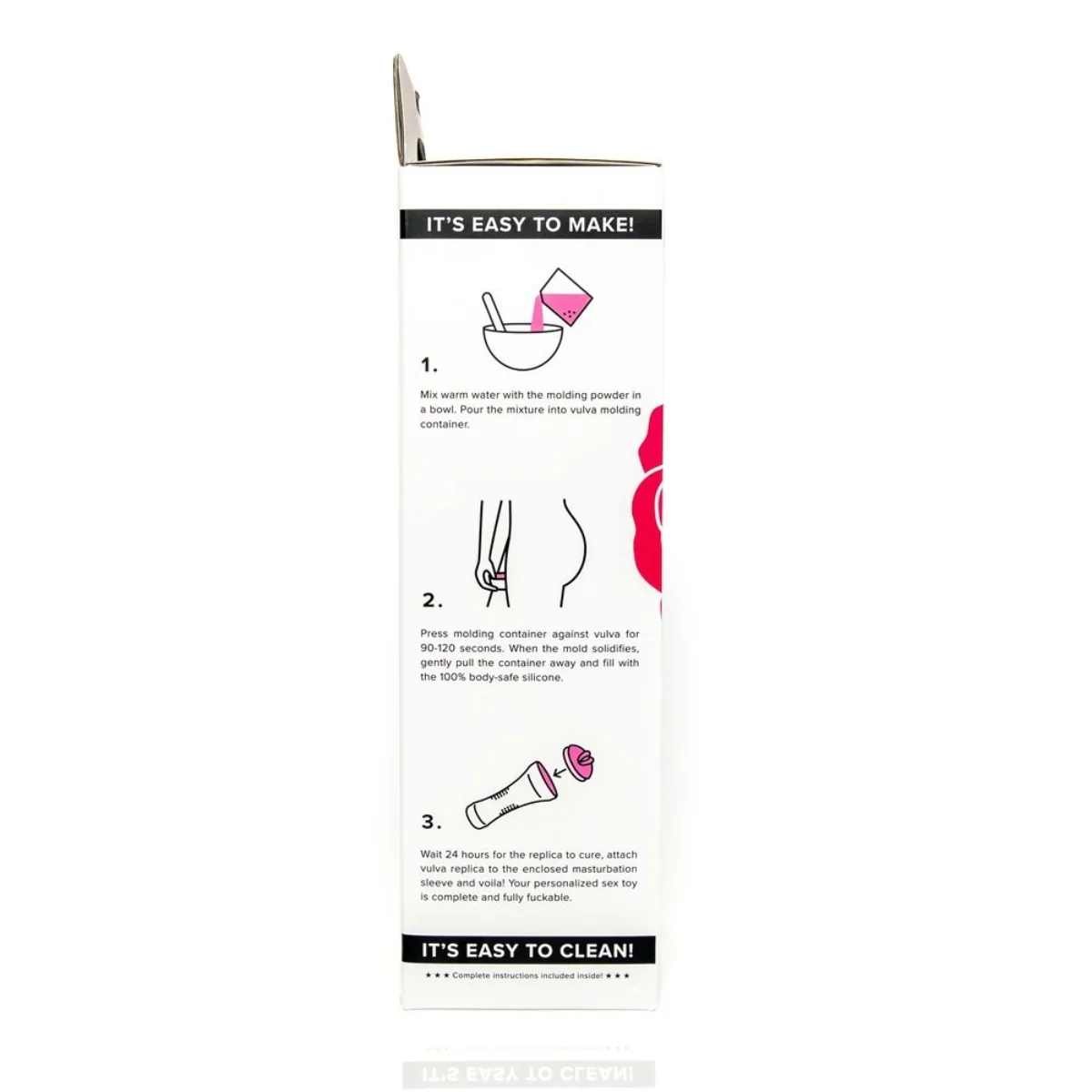 Clone-A-Pussy Plus Sleeve Vagina Moulding Kit Hot Pink - Image 4