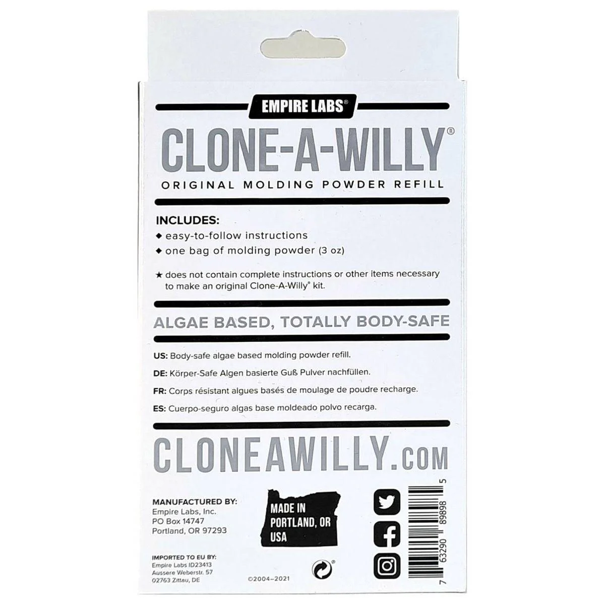 Clone A Willy Moulding Powder Refill 85g - Image 3