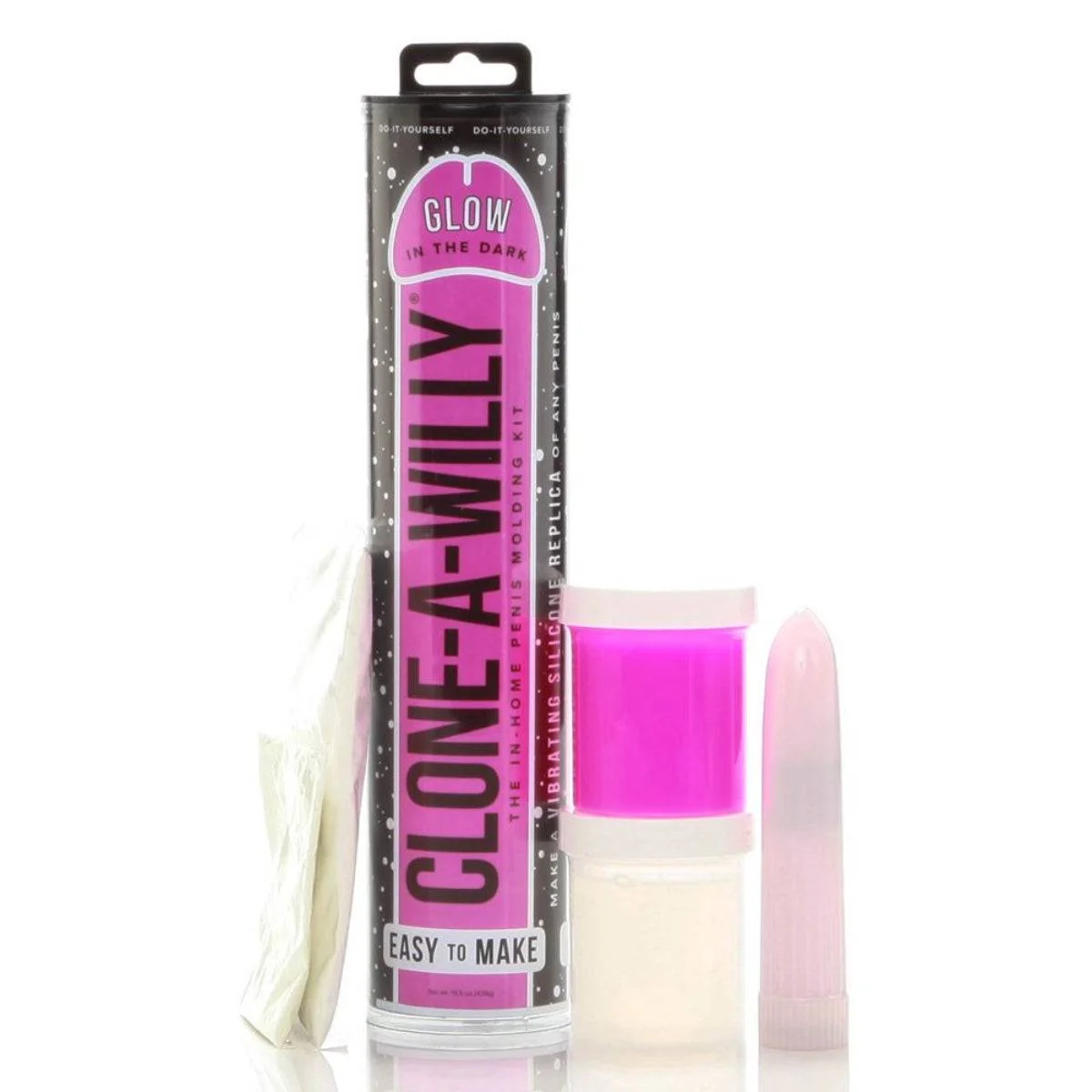 Clone A Willy Penis Moulding Kit Glow In The Dark Hot Pink - Image 3