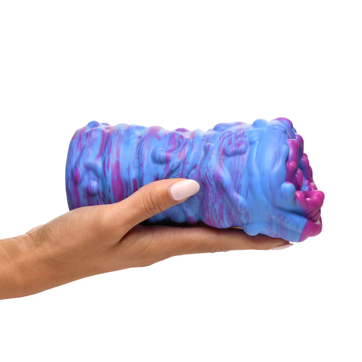 Creature Cocks Cyclone Squishy Silicone Alien Vagina Masturbator Blue Pink Purple - Image 4