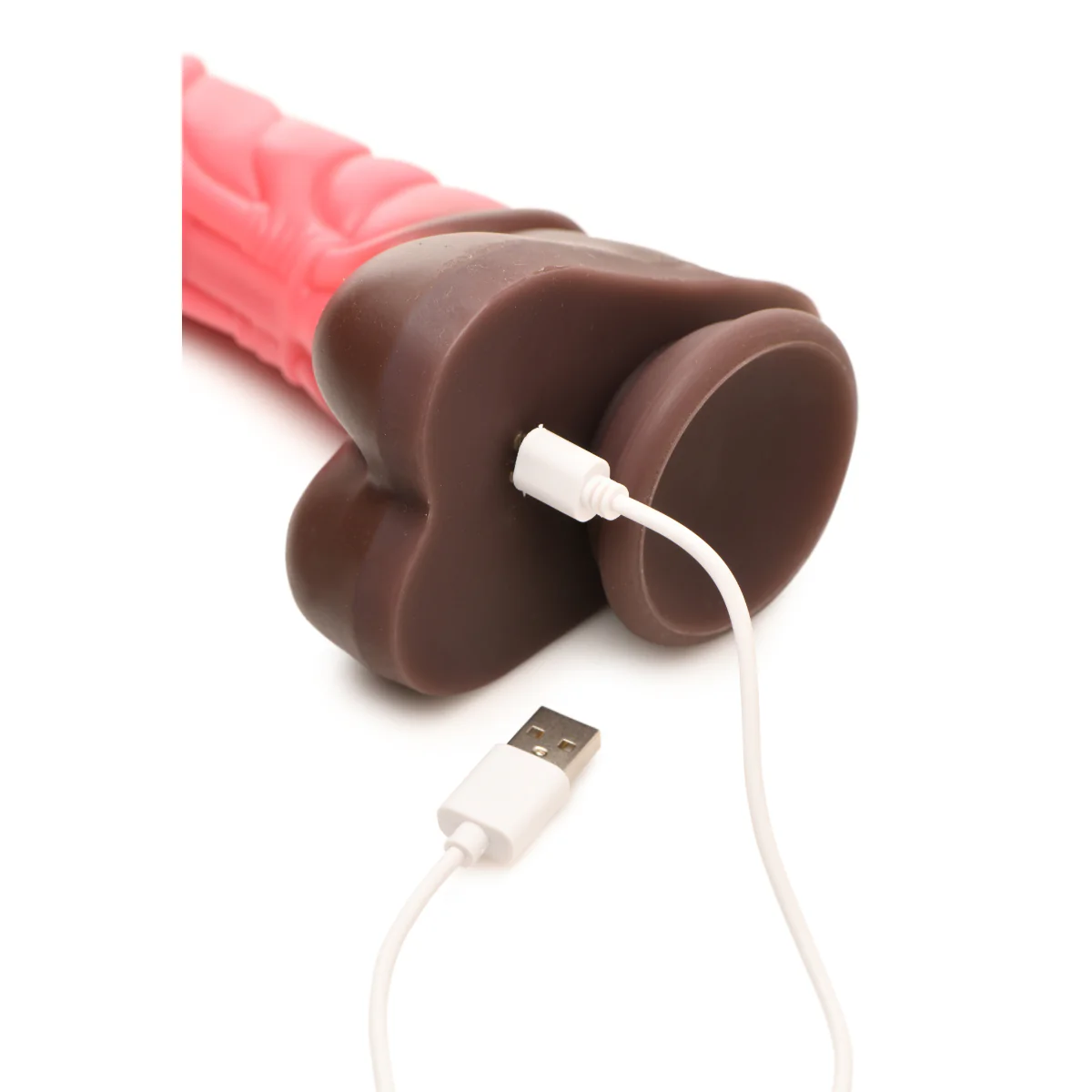 Creature Cocks Deluxe Centaur Thrusting & Vibrating Silicone Dildo Red - Image 8