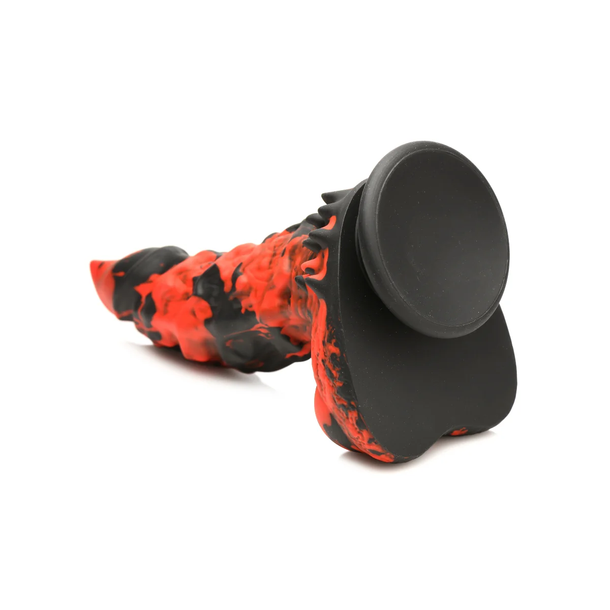 Creature Cocks Fire Demon Monster Silicone Dildo Black Red - Image 5