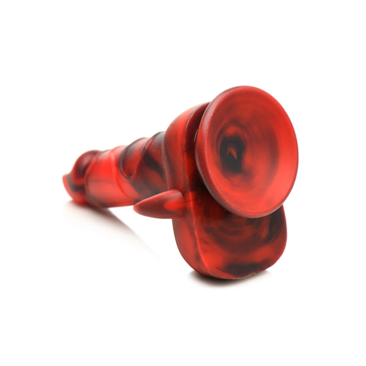 Creature Cocks Horny Devil Demon Silicone Dildo Black Red - Image 5