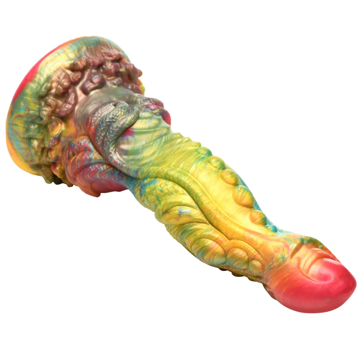 Creature Cocks Majestic Merman Silicone Dildo Rainbow - Image 3