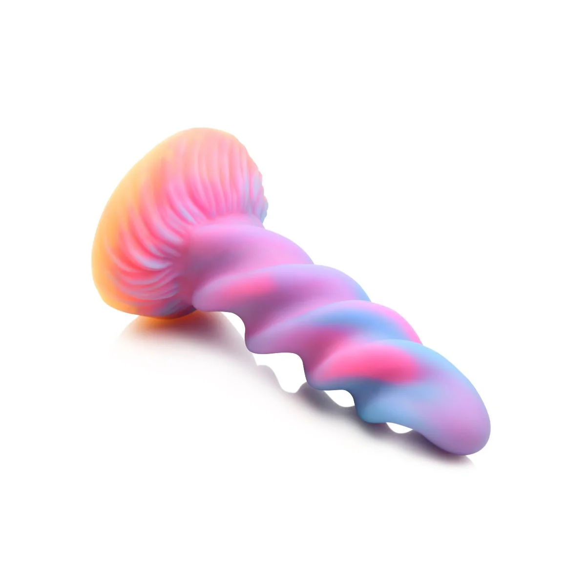 Creature Cocks Moon Rider Glow In The Dark Unicorn Dildo Blue Purple Pink - Image 5