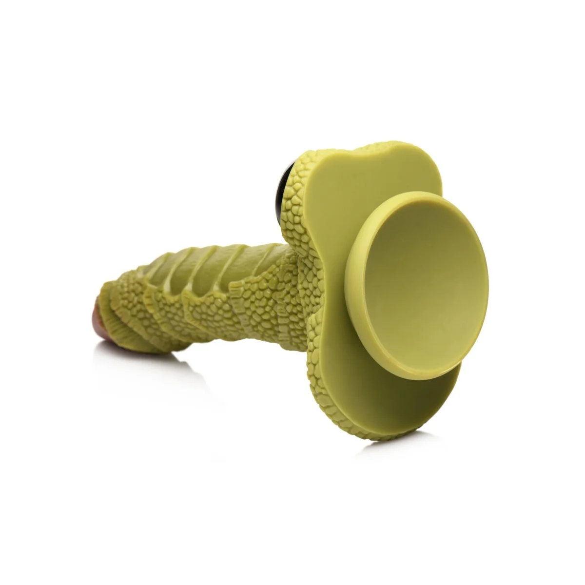 Creature Cocks Swamp Monster Scaly Silicone Dildo Green - Image 4