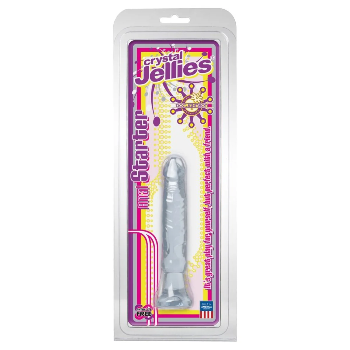 Crystal Jellies Anal Starter Dildo Clear 6 Inch - Image 2