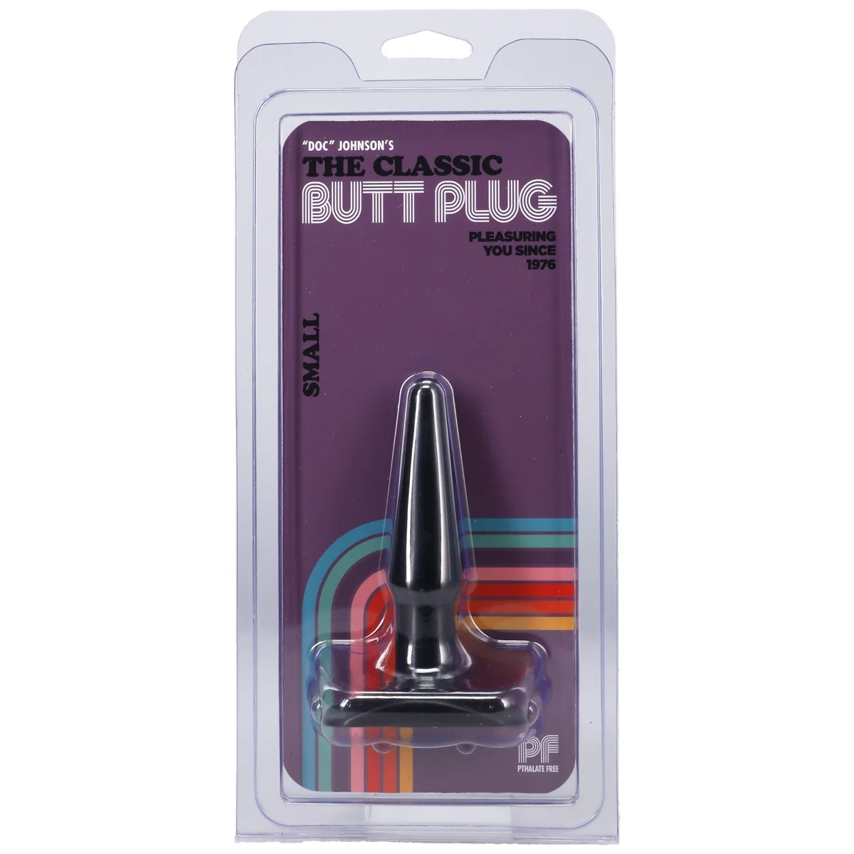 Doc Johnson Classic Butt Plug Smooth Black Small - Image 2