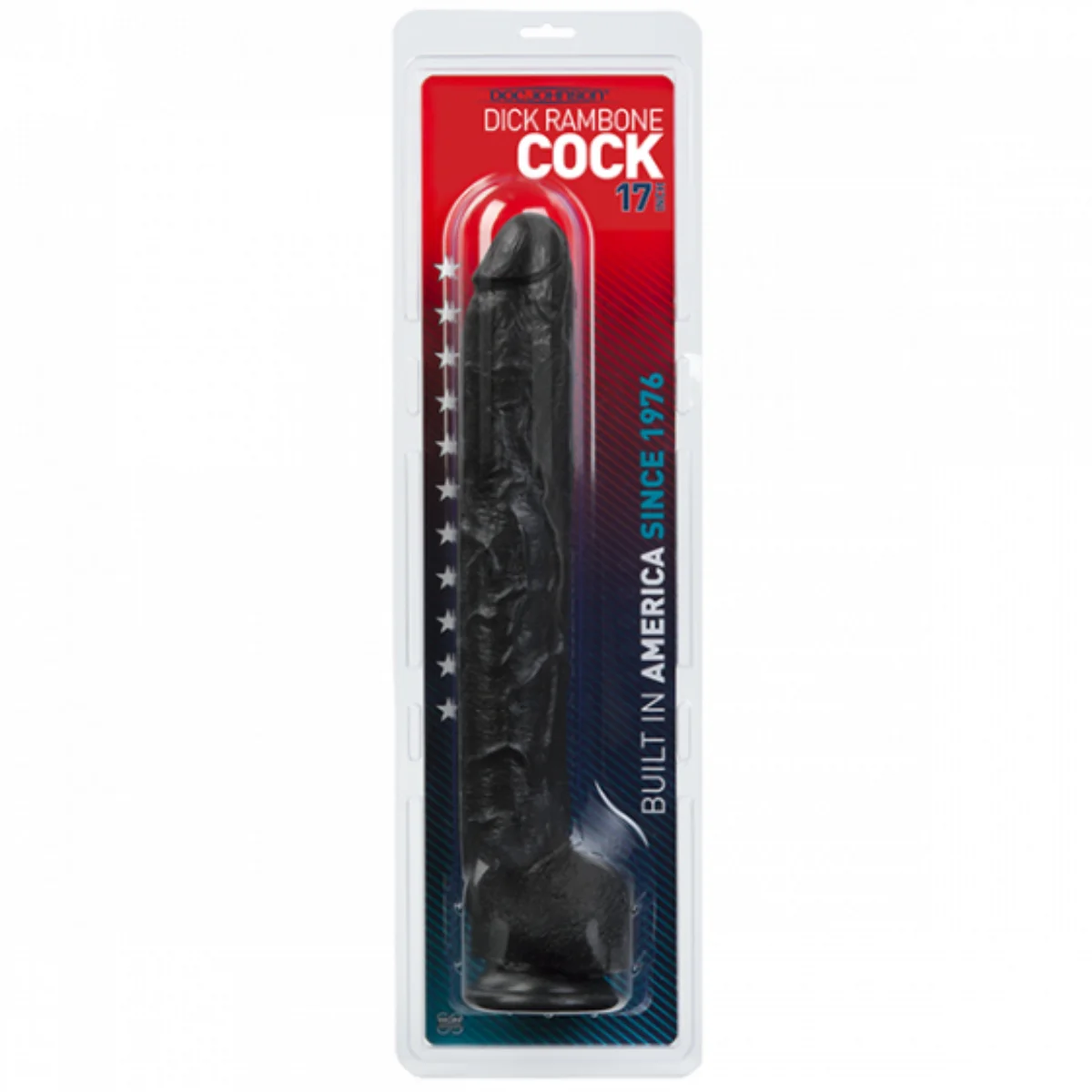 Doc Johnson Dick Rambone Cock Dildo Black 17 Inch - Image 2