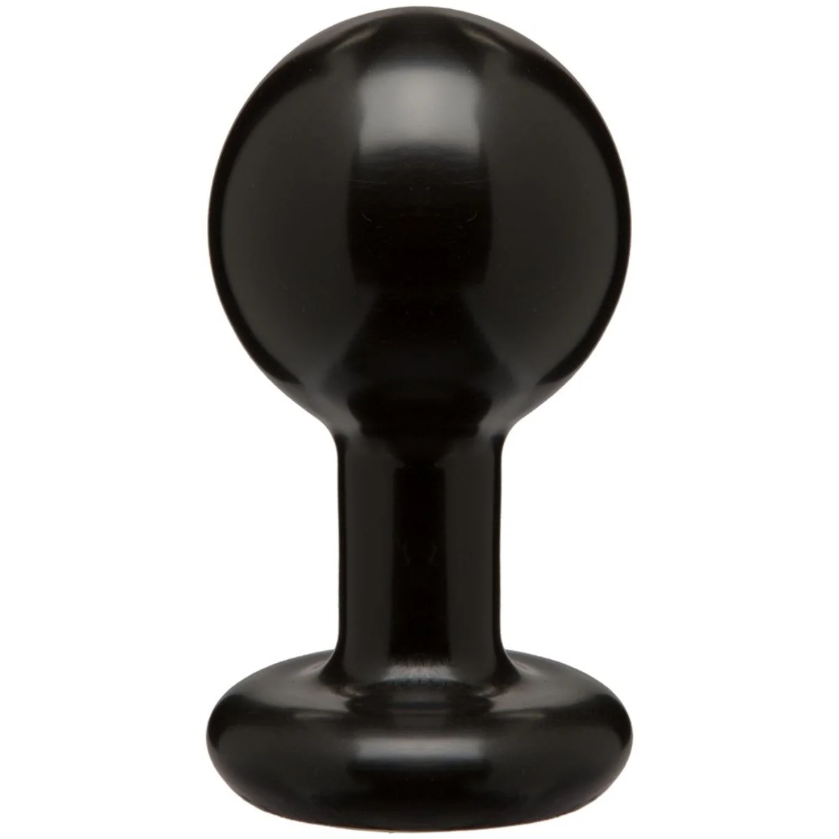 Doc Johnson Round Butt Plug Black Medium
