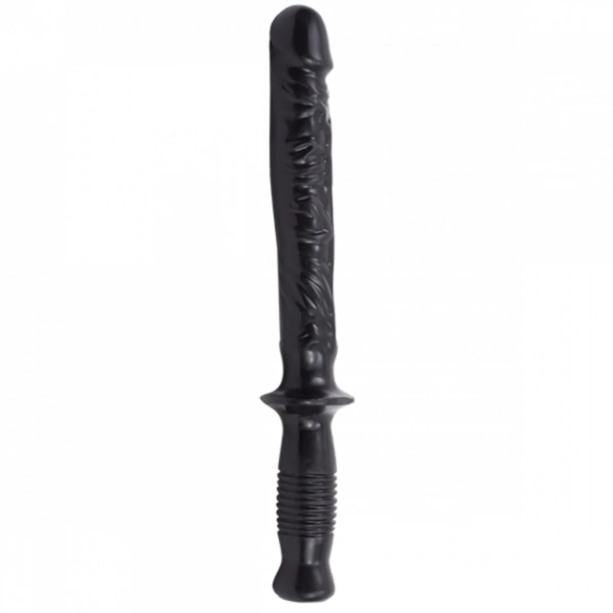 Doc Johnson The Man Handler Dildo With Handle Black 10 Inch