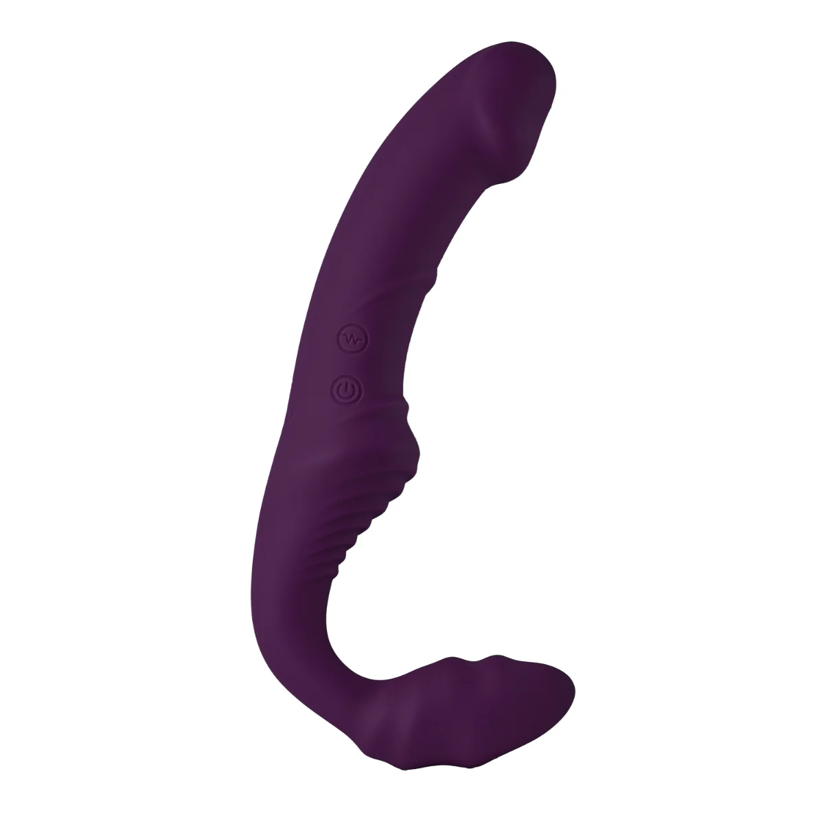 Dreamtoys Bold Storm Remote Controlled Strapless Strap On Vibrator Purple - Image 3