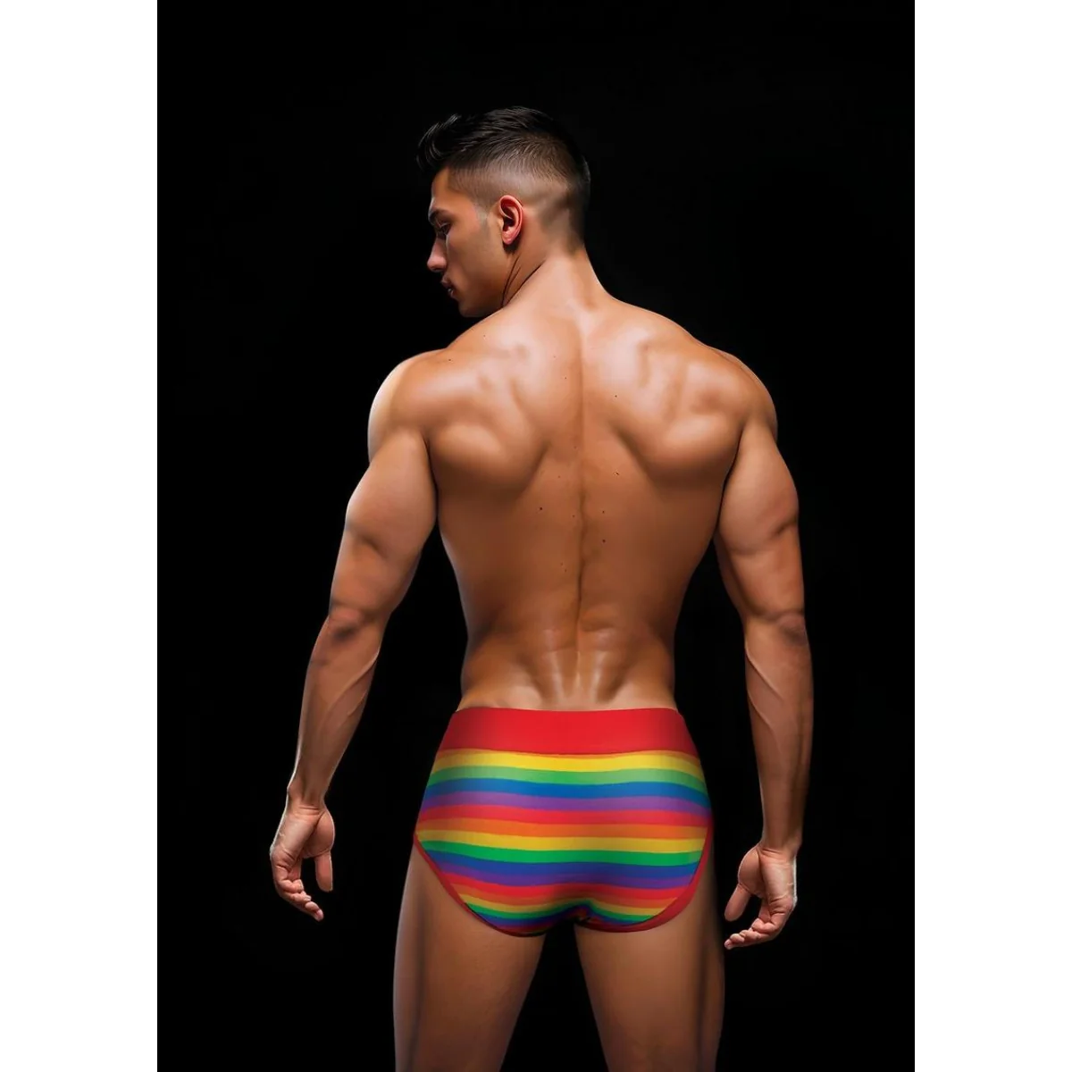 Envy Rainbow Pride Brief Red Rainbow - Image 3
