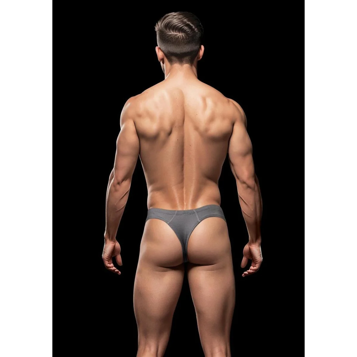 Envy Sexy Slinky Thong Grey - Image 3