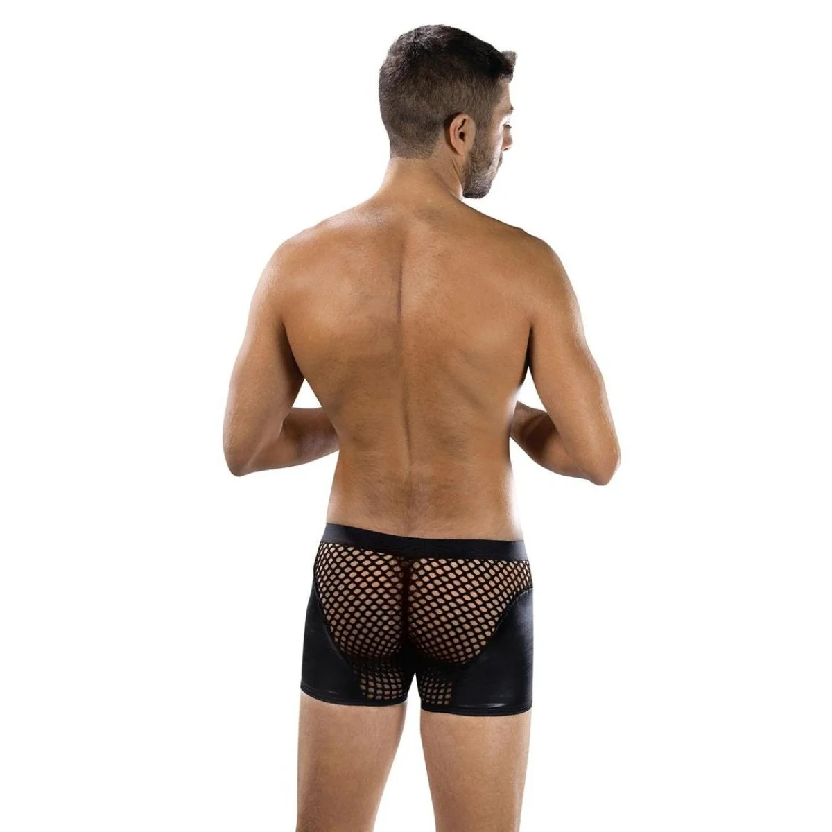 Envy Sheer Contrast Boxer Brief Black One Size - Image 3