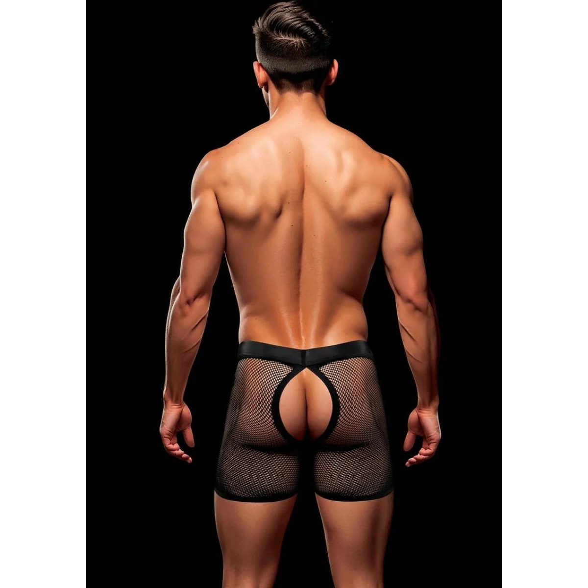 Envy Snap Down Mesh Boxer Brief Red - Image 3