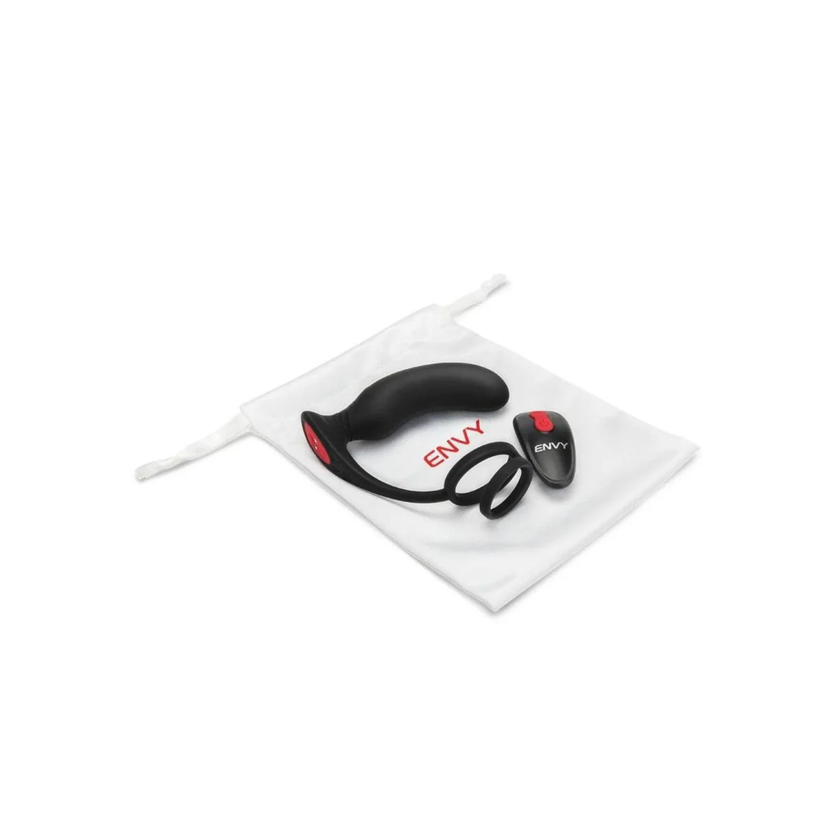 Envy Thumbs Up P-Spot Prostate Vibrator With Cock & Ball Ring Black - Image 3