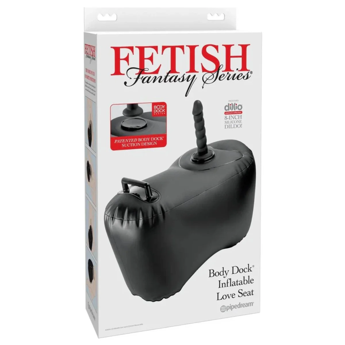 Fetish Fantasy Series Body Dock Inflatable Love Seat Black - Image 2