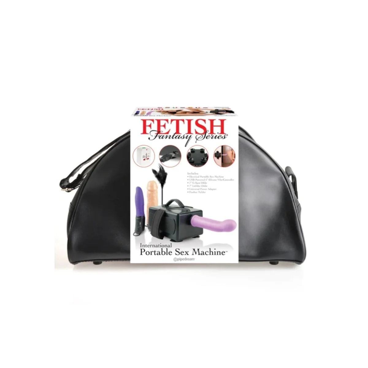Fetish Fantasy Series Portable Sex Machine Black Pink Purple - Image 2