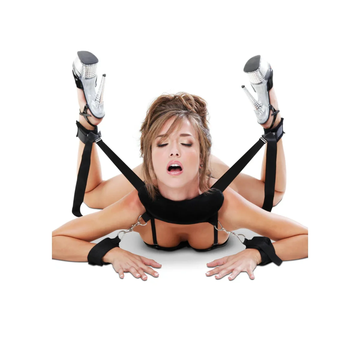 Fetish Fantasy Series Position Master With Cuffs Black - Image 7