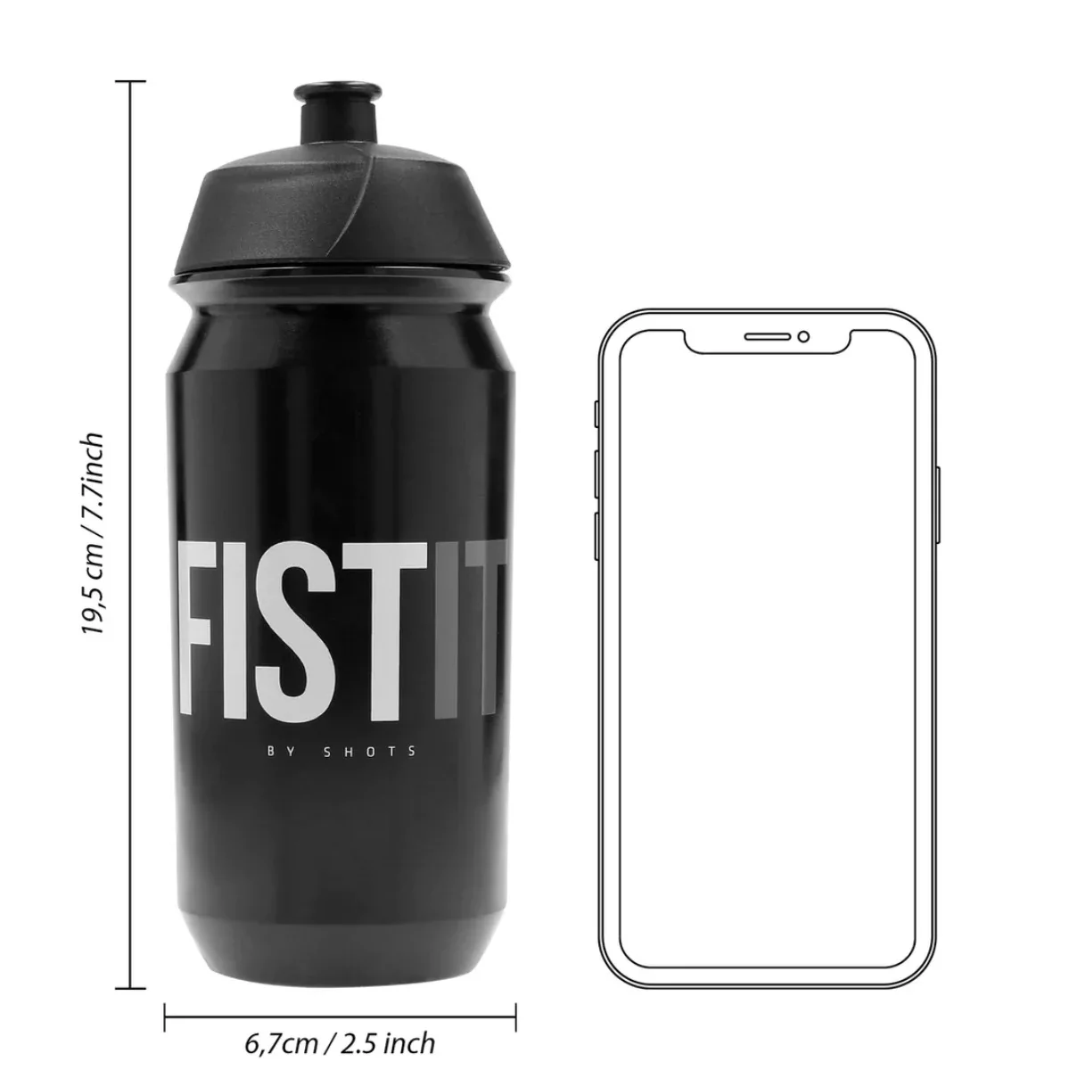 Fist It Powder Lube Travel Bottle 500ml - Image 3