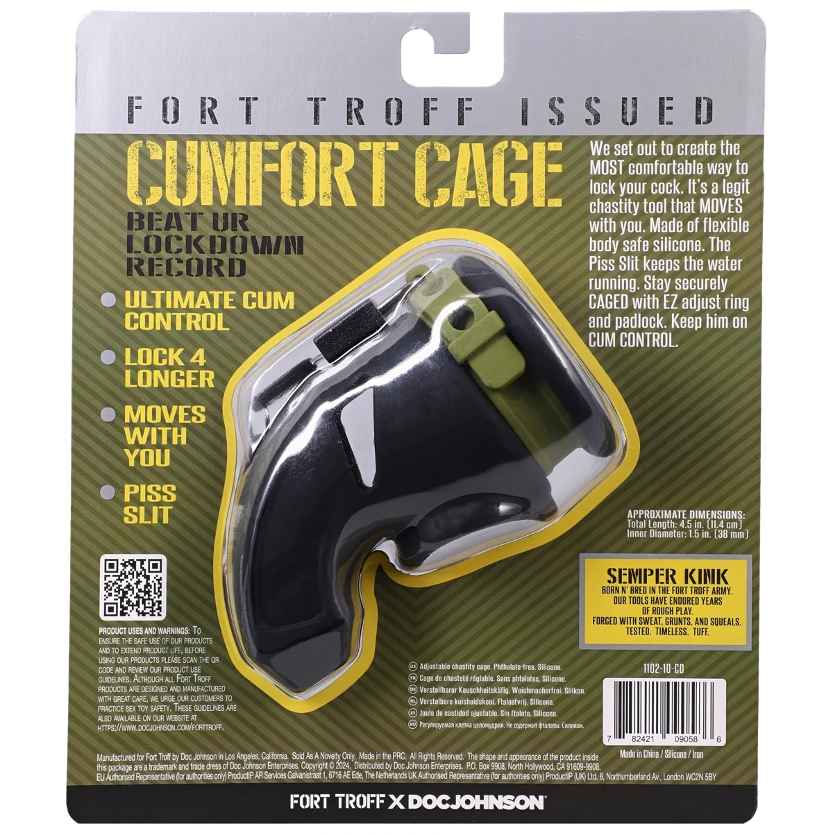Fort Troff Cumfort Cage Cock Cage Black - Image 3
