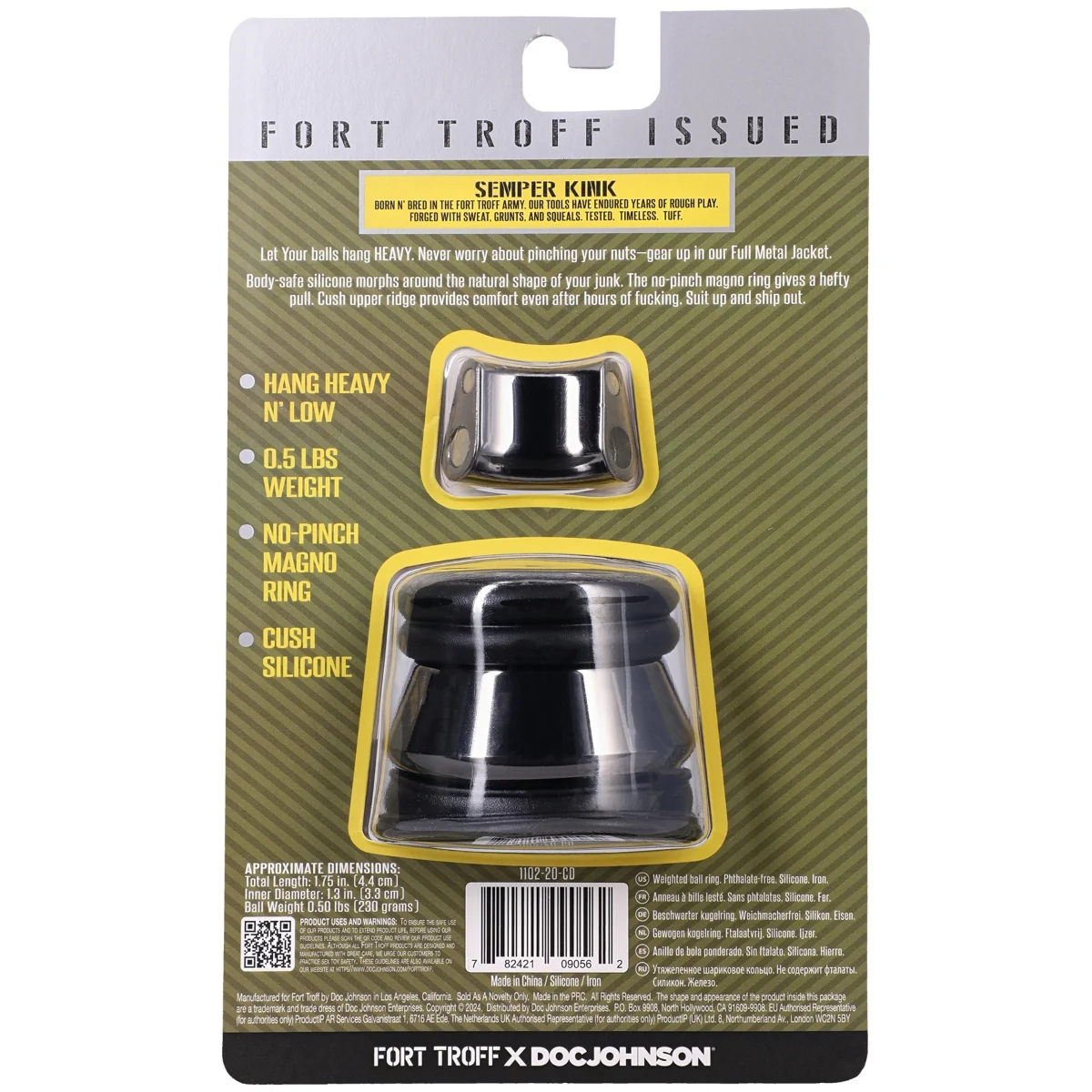 Fort Troff Full Metal Jacket Ball Stretcher Black Silver - Image 6