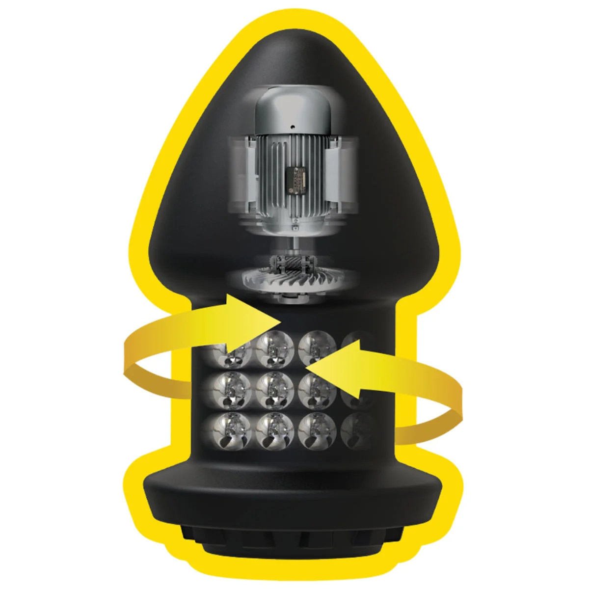 Fort Troff Robo Rimmer X Vibrating Tongue Plug Black - Image 4