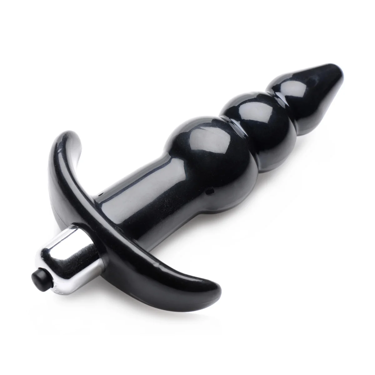 Frisky Bubbling Noir Ribbed Butt Plug Black - Image 3