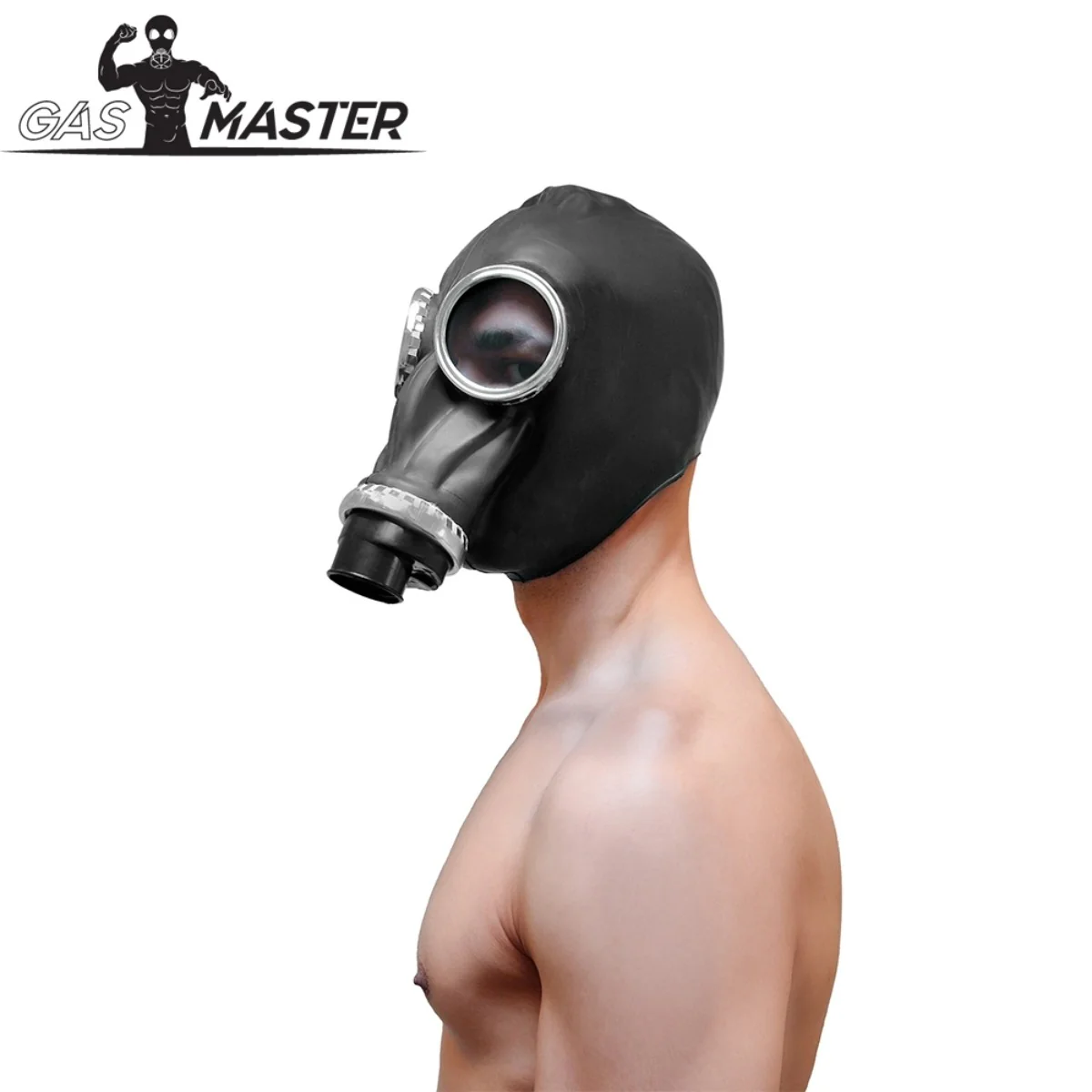 Gasmaster Full Rubber Gas Mask Black - Image 2