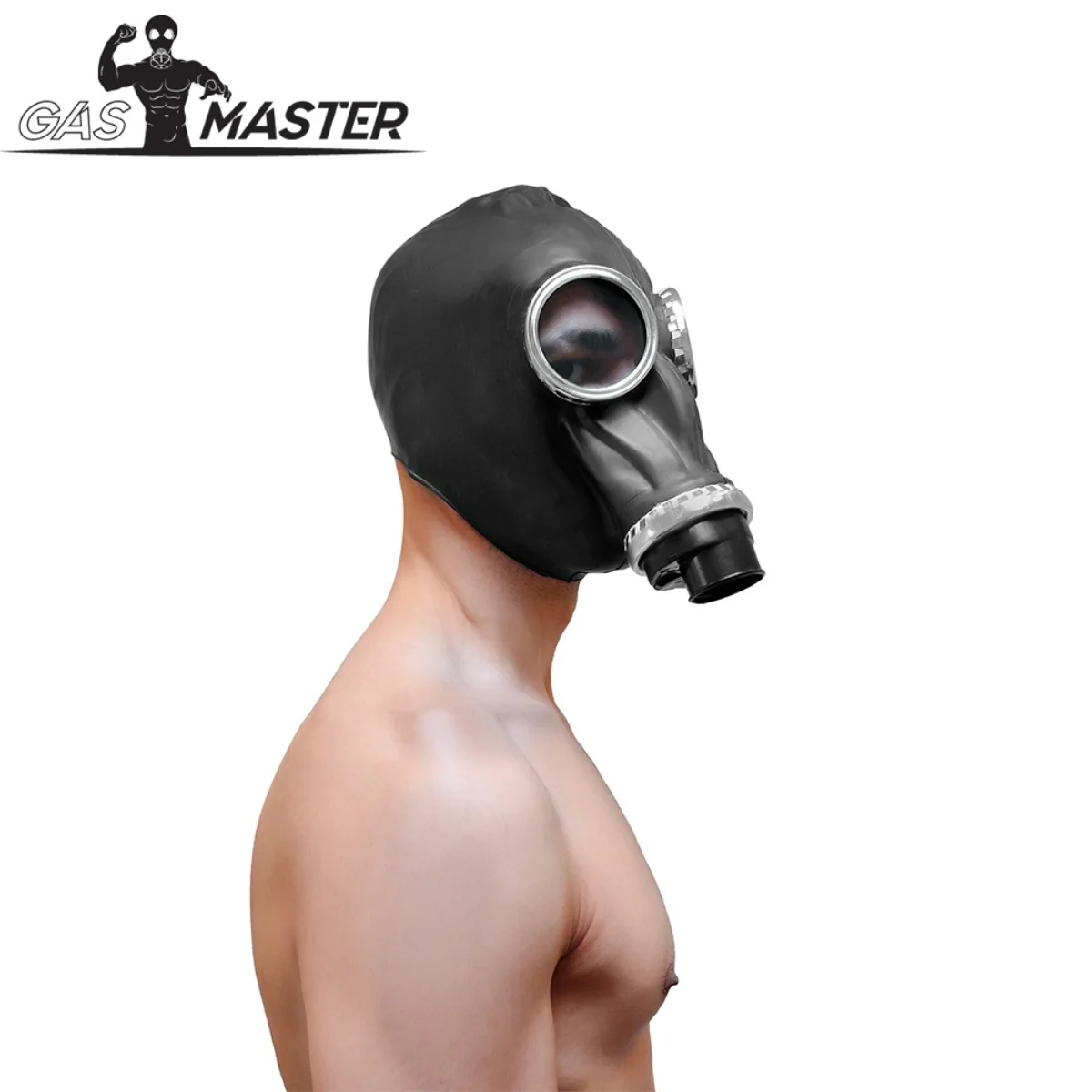 Gasmaster Full Rubber Gas Mask Black - Image 4