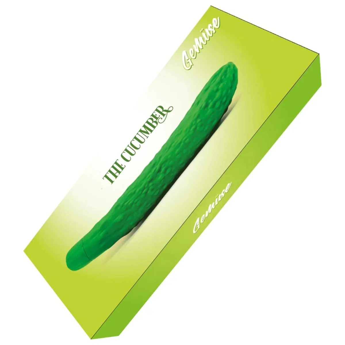 Gemuse The Cucumber Vibrating Veggie 10 Speed Vibrator Green - Image 2
