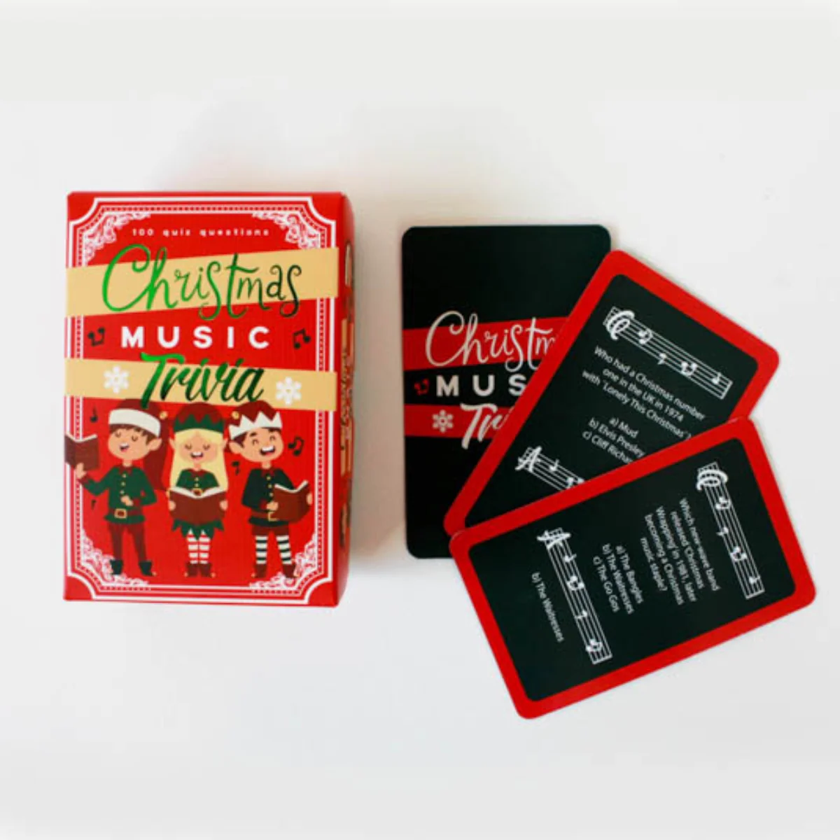 Gift Republic Christmas Music Trivia Card Game - Image 2