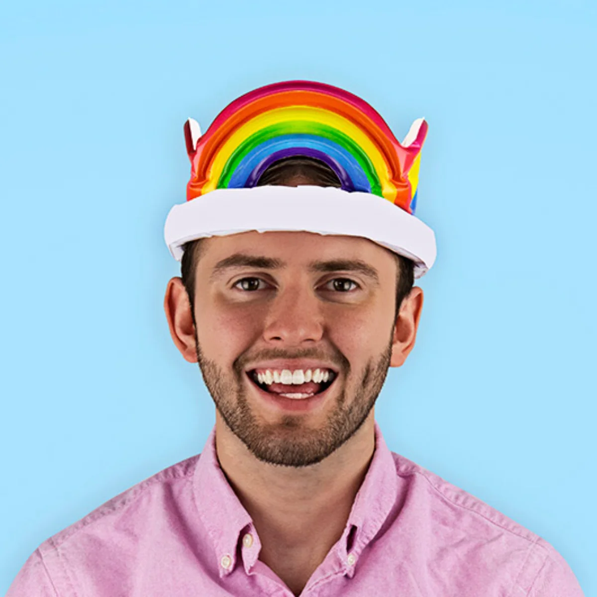 Gift Republic Inflatable Rainbow Crown - Image 3