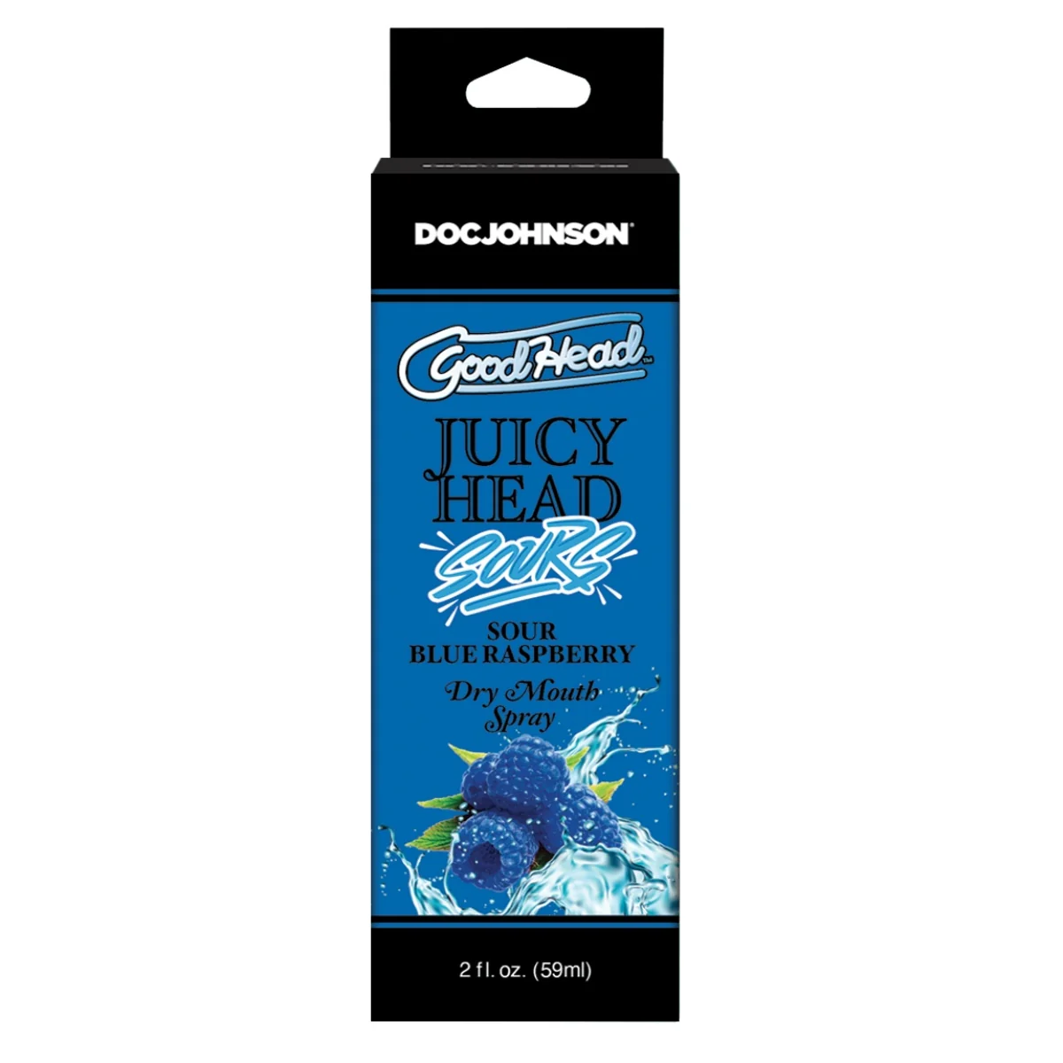 GoodHead Juicy Head Dry Mouth Spray Sour Blue Raspberry 2oz - Image 2
