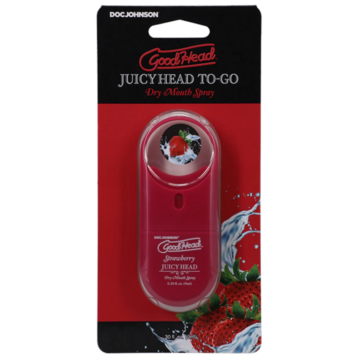GoodHead Juicy Head To Go Dry Mouth Spray Strawberry 0.30oz - Image 2