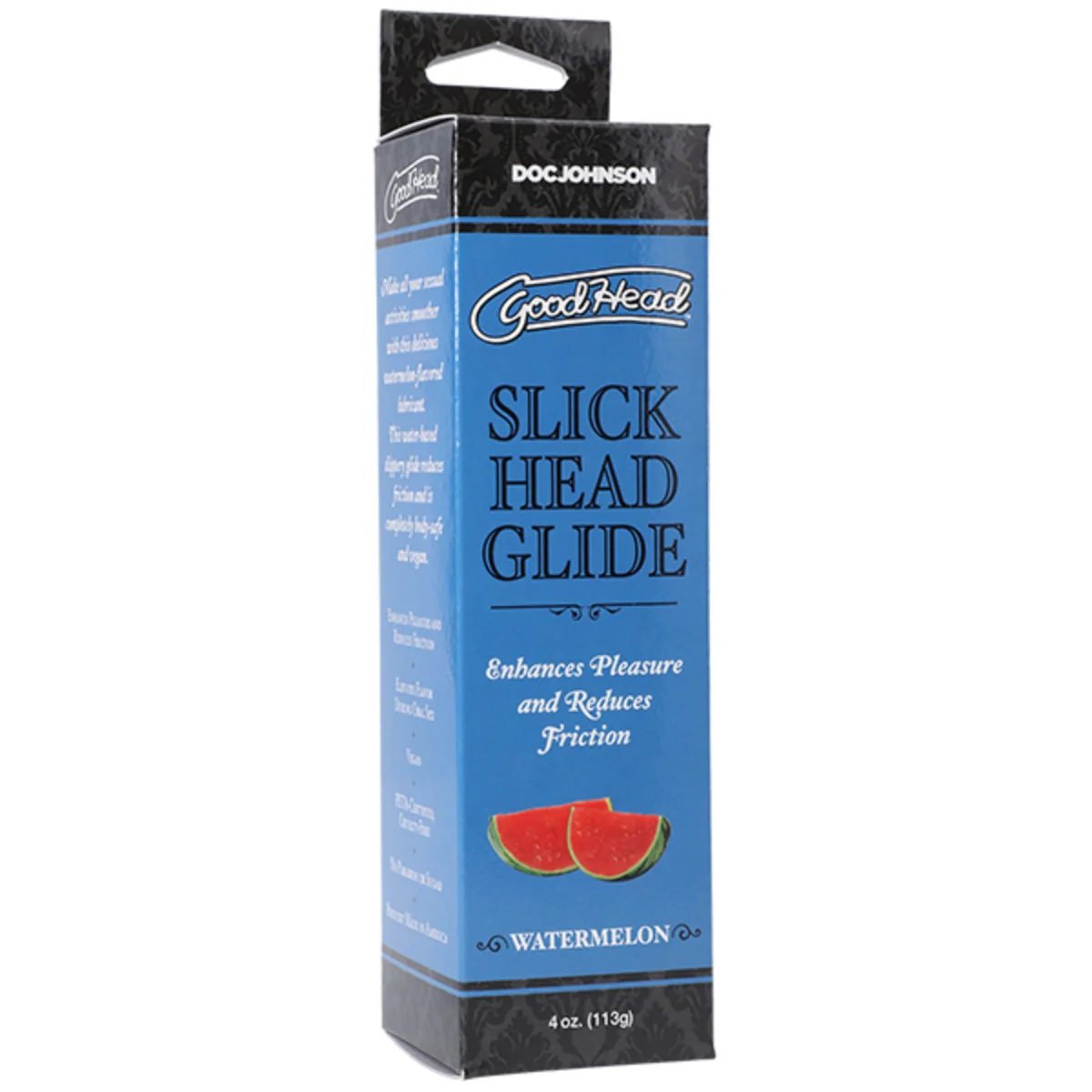 GoodHead Slick Head Glide Water Based Lube Watermelon 4oz - Image 2