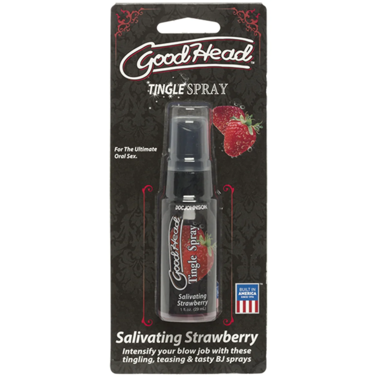GoodHead Tingle Spray Salivating Strawberry 1oz - Image 2