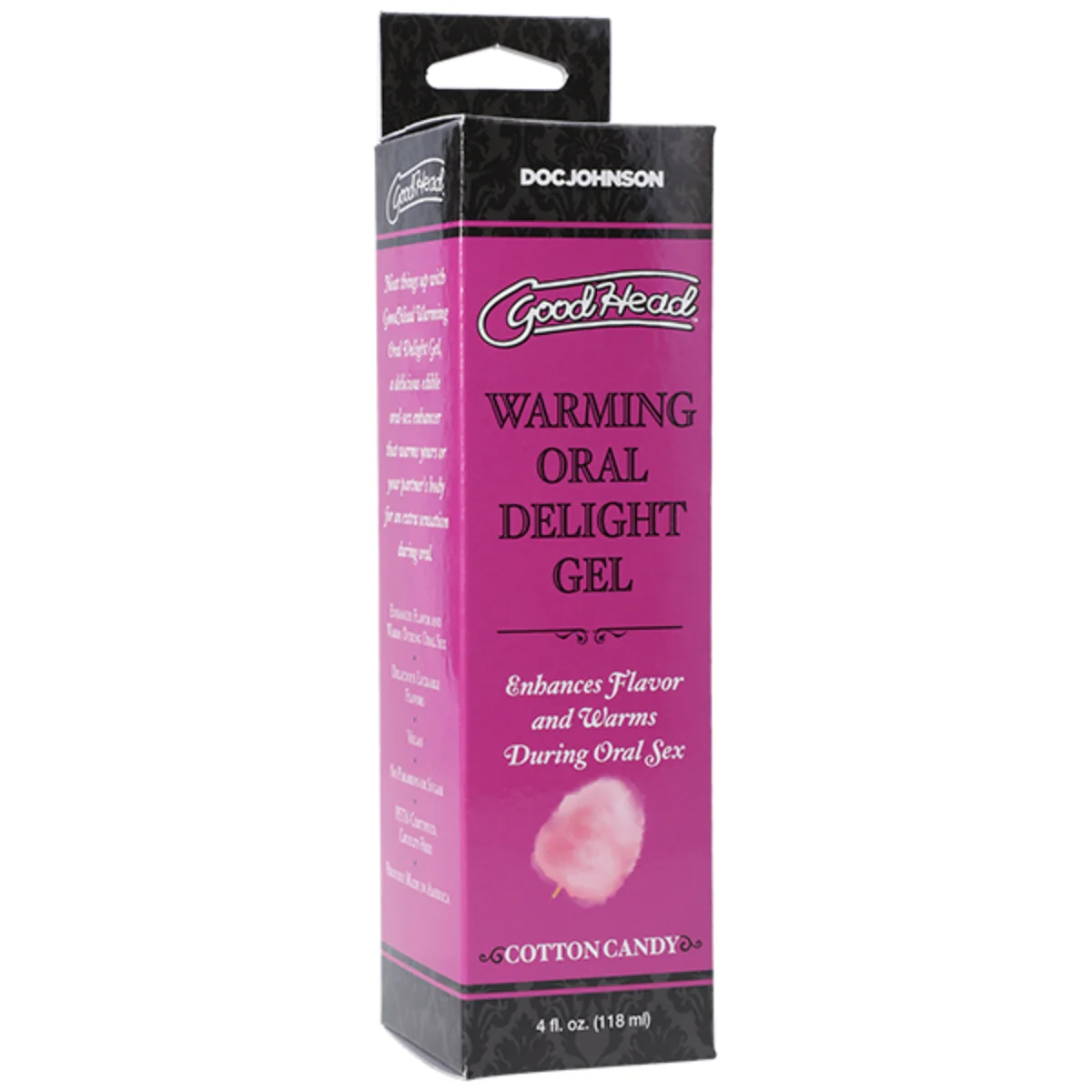 GoodHead Warming Head Oral Delight Gel Cotton Candy 4oz - Image 2