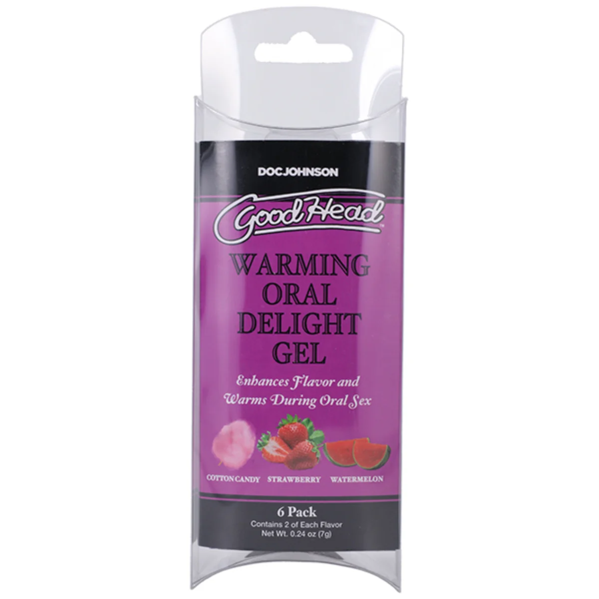 GoodHead Warming Oral Delight Gel 6 Pack 0.24oz - Image 2