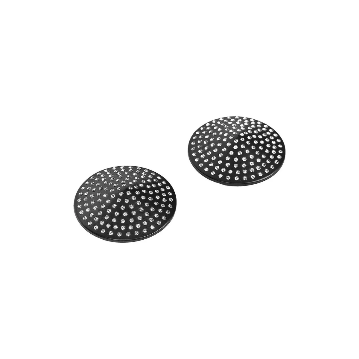 Guilty Pleasure Accents Glimmer Gaze Pasties Black