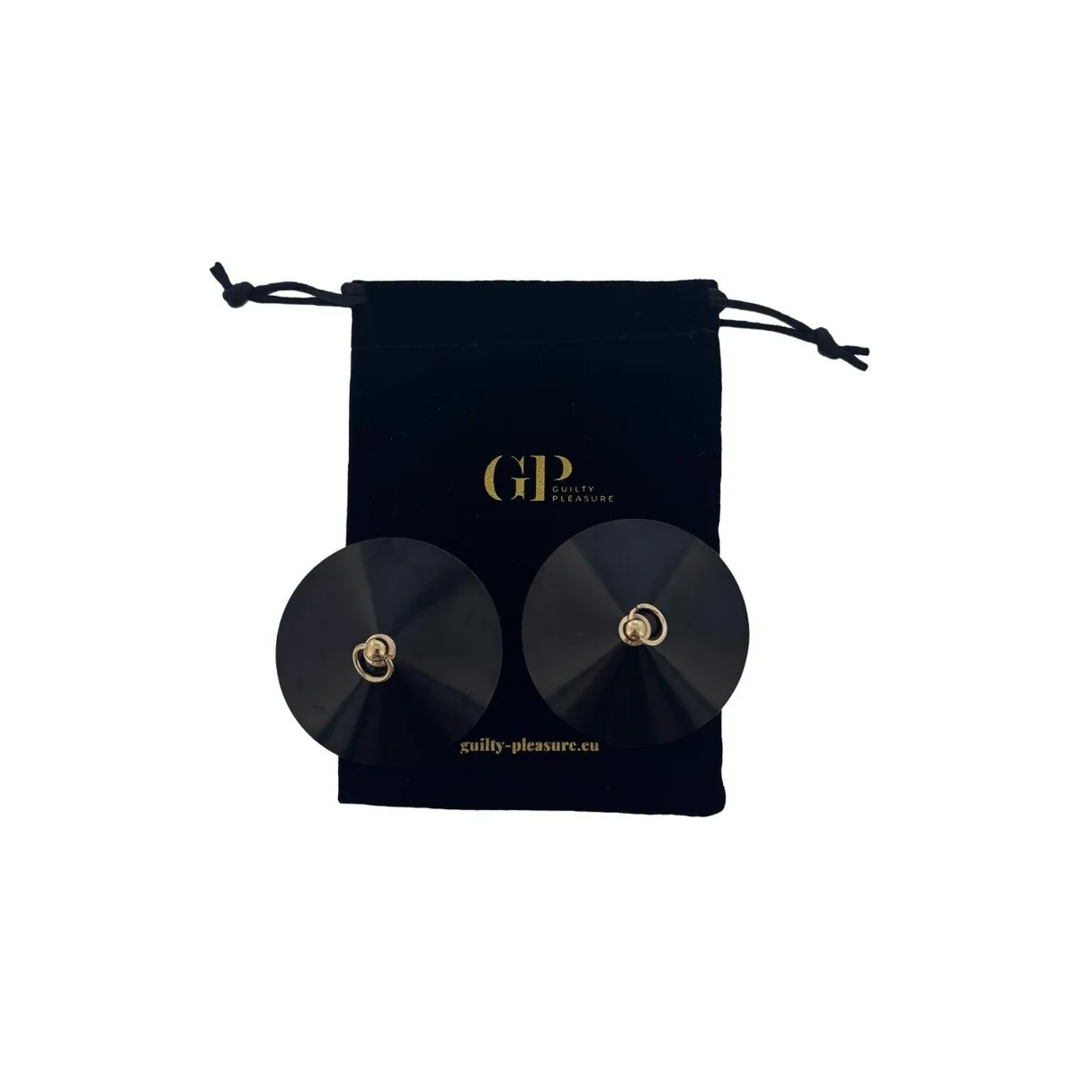 Guilty Pleasure Accents Linking Loop Pasties Black - Image 3