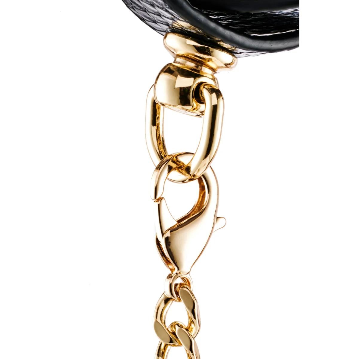 Guilty Pleasure Eclipse Horizon Braided Hand Cuffs Black Gold - Image 5