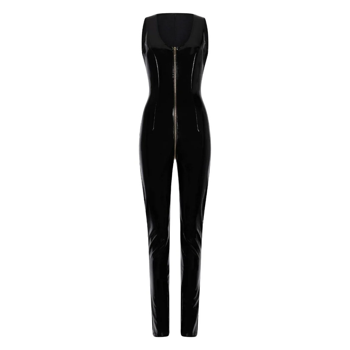 Guilty Pleasure Lusty Lines Datex Catsuit Black - Image 4