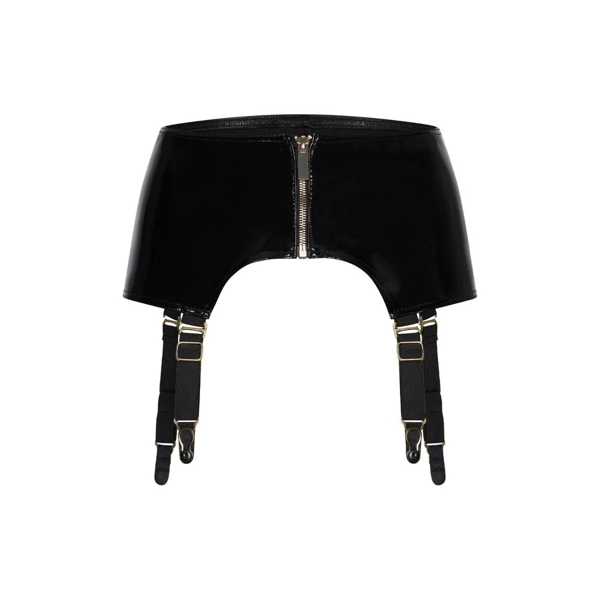 Guilty Pleasure Midnight Datex Suspender Belt Black - Image 3