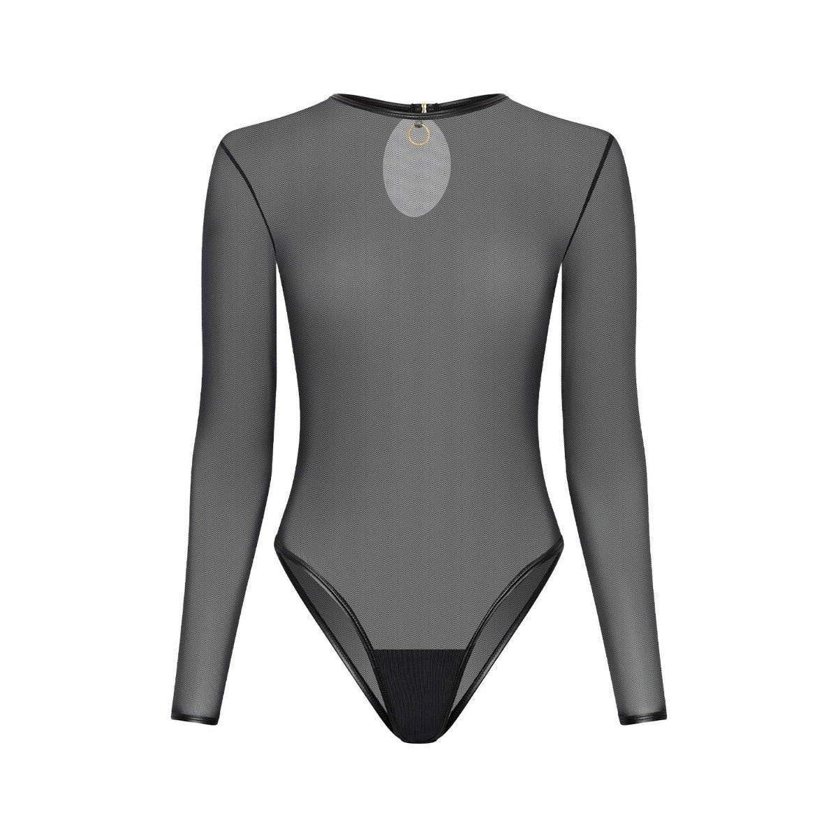 Guilty Pleasure Silhouette Lingering Long Sleeve Body Black - Image 4